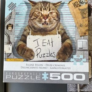 Cat Puzzle - Gray